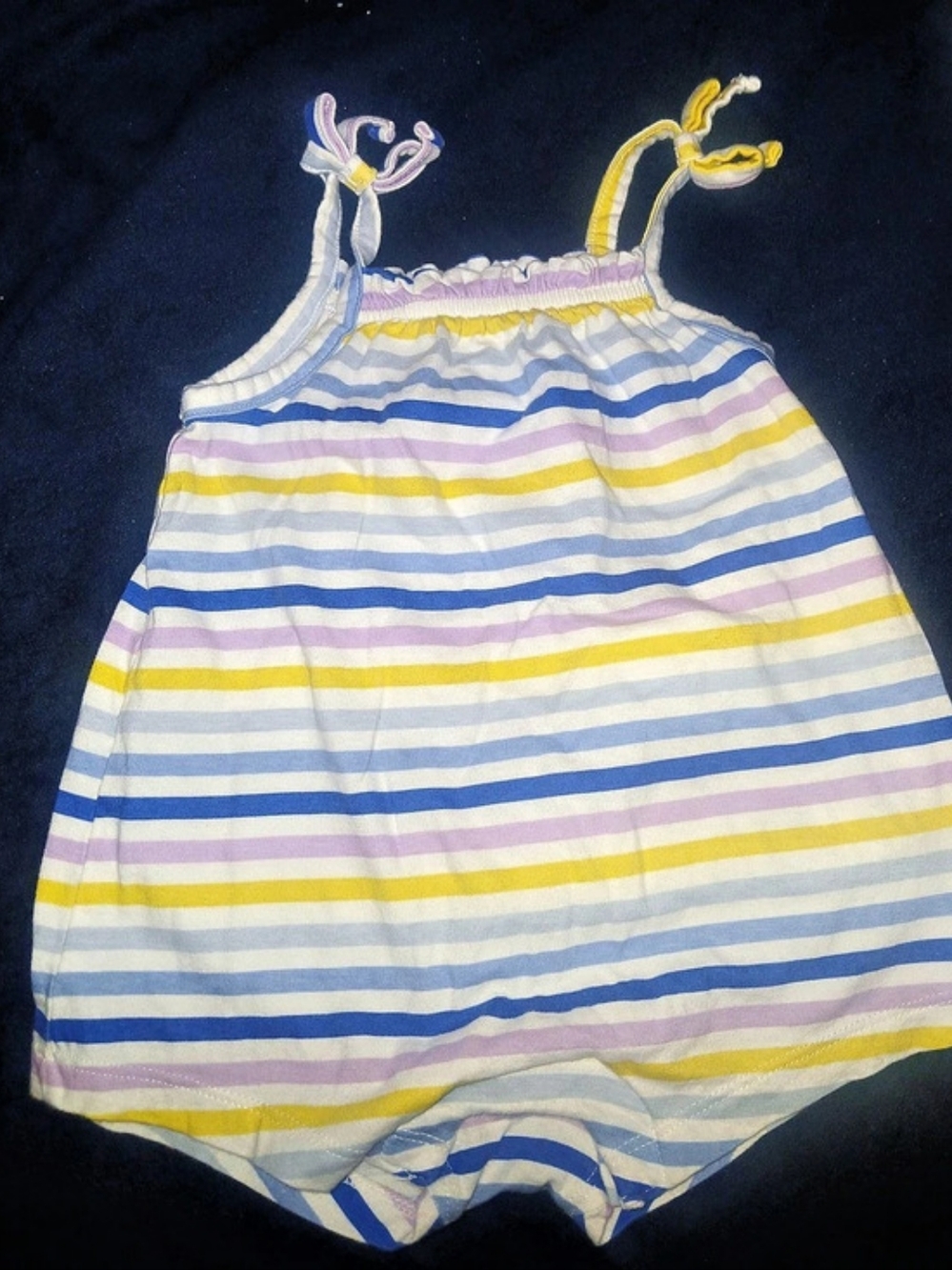 Old Navy Sleeveless Tie-Shoulder One-Piece Romper for Baby Romper 6-12m